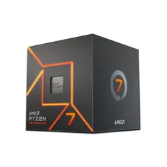 AMD Ryzen 7 7700 (AM5) Processor (PIB) with Wraith Prism Cooler and Radeon Graphics 