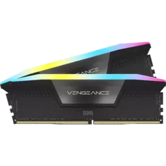Corsair Vengeance RGB 48GB (2x24GB), DDR5, 5600MHz, CL40, 2x24GB, 1.25V Intel XMP, Negru 