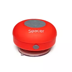BOXA SPACER portabila bluetooth, DUCKY-RED, RMS:  3W, control volum, acumulator 300mAh, microfon incorporat, timp de funct. pana la 4 ore, distanta max. 10m, incarcare USB, ROSU, 